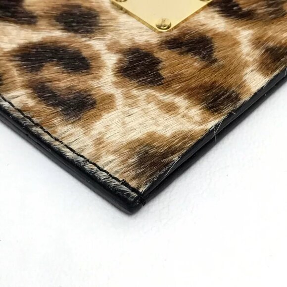 MCM x PHENOMENON collaboration Leopard iPad case Brown Pony-Hair - Picture 8 of 8